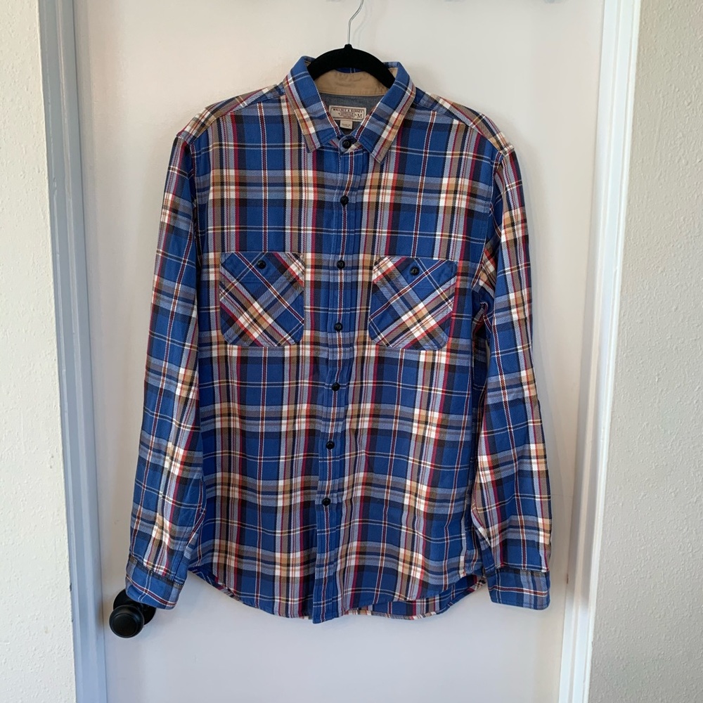 WALLACE & BARNES SIZE MEDIUM MENS FLANNEL